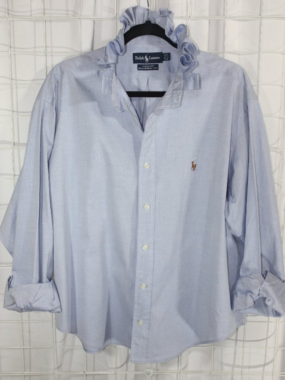 Ralph Lauren Ruffle Collar Shirt